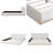 ​​Elegant Queen/King Upholstered Platform Bed – Simple, Sturdy, and Skin-Friendly​-874885351