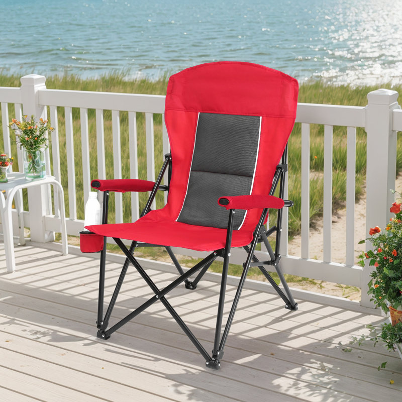Folding Camping Chair, Red