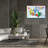 Epic Graffiti 'Canada Map'  by Erin Clark Canvas Wall Art, 60" x 40"