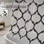Rideau de douche abstrait en peva transparent