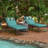 Casual Cushion Outdoor Chaise Headrest Pillow, Striped Sunbrella Fade-Resistant for Chaise Loungers & Pool Recliners, 19"W x 8.5"L, 3.25" thick, Removable Cover, Seville Seaside-129892935