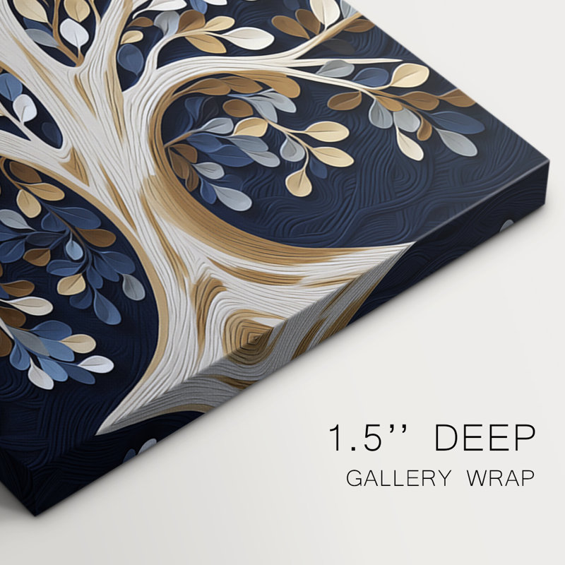 Lanscape Study  Series  XLIX  -Set Of 3 Gallery Wrapped Canvas -Ready to Hang, 27" H x 18" W