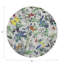 Garden Fantasia Pebble 16" Vinyl Placemat