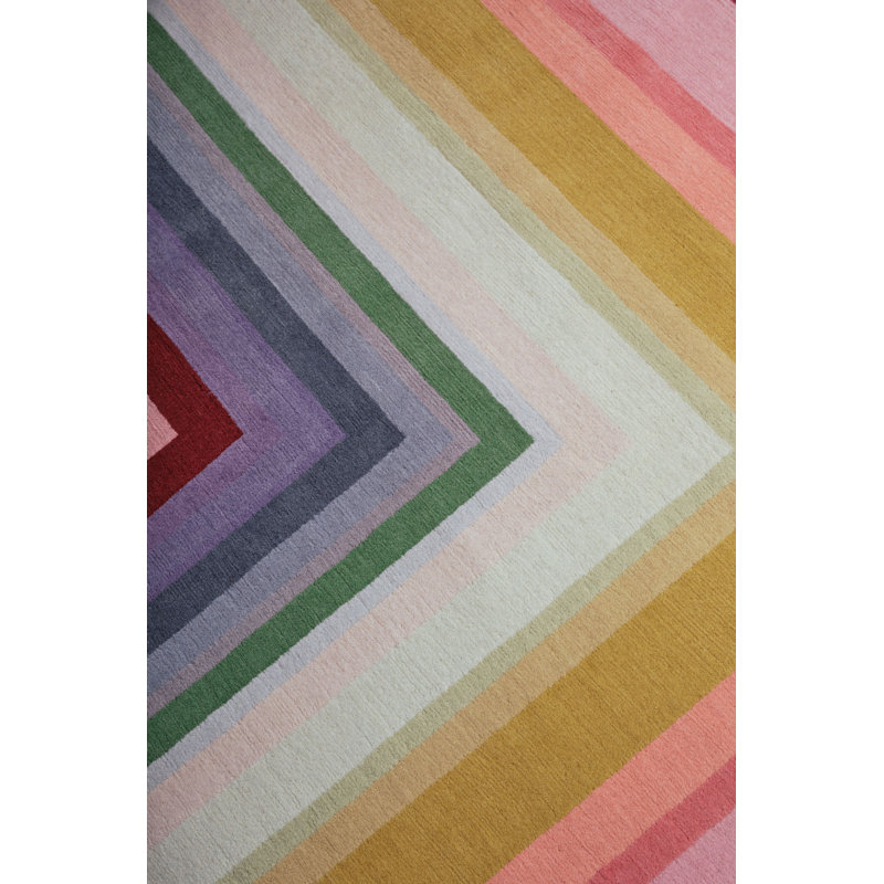 Paul Smith Prisma Mulberry Area Rug, Rectangle 6' x 9'