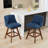 Telesha Swivel Counter Stool-426883235