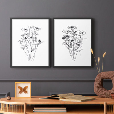 Farmhouse Plants I-Premium Framed Print -Ready to Hang - No Nails Required - No Nails Required
