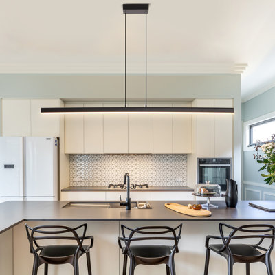  Berthelot Minensen 1 - Light Kitchen Island Linear LED Pendant Light