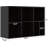 Latitude Run® Bookcase, 6 Cube Open Storage Organizer Display Bookshelf-1608491340-1586080795