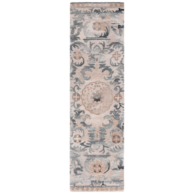 Tapis oriental performance performance touffeté Sidea, Tapis de couloir 2 pi 3 po x 8 pi