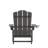 Ayleah Commercial Grade All-Weather Adirondack Chair with Swiveling Cupholder-1178522246