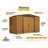 Woodridge 6 ft. W x 5 ft. D Storage Shed