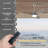 Aaronjames Ceiling Fan with Light Kit