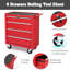 Scarlett 26.81'' W 4 -Drawer Steel Bottom Rollaway Chest with Wheels-1776334481