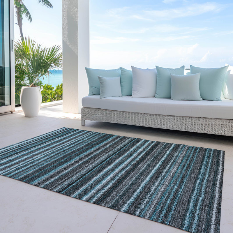 Tapis intérieur / extérieur Augustinus, Rectangle de 10 pi x 14 pi