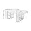 Bureau rectangulaire en bois manufacturé brun noisette-1787861744