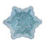 Grande assiette de Noël en verre Icy Snowflake-1460697808