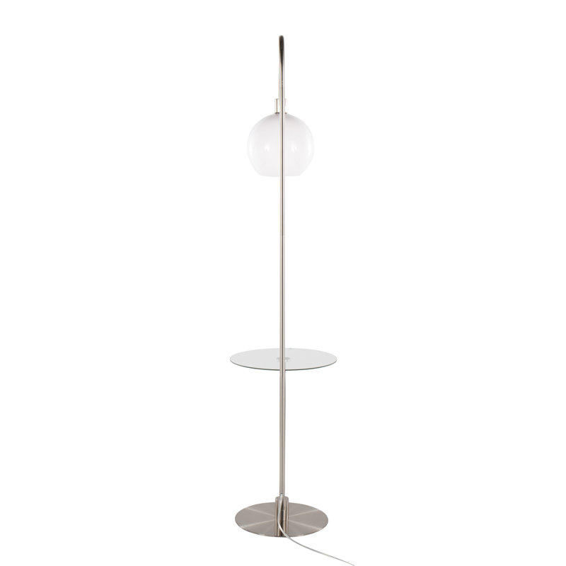 Lampe sur pied trombone contemporaine