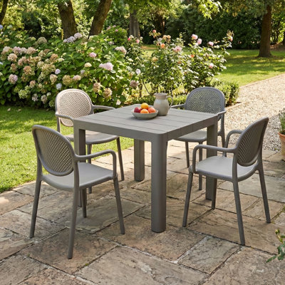 Ackles 4 - Person Square Patio Dining Set