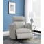 Fauteuil inclinable et oscillant en similicuir avec siège pivotant, confortable et élégant pour les salons et les espaces de divertissement