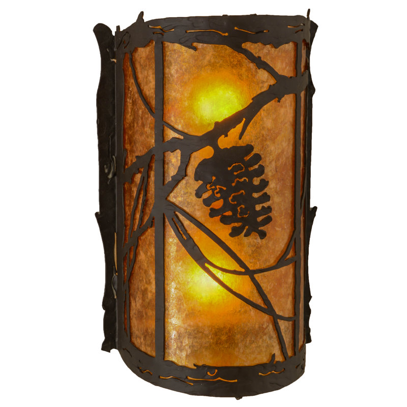 Rustic Lodge 2 - Light Flush Mounted Sconce