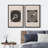 Mid-Century Classic Black Music Record Player Boho Wall Art Decor Framed On Canvas 2 Pieces Print-88158731-88158730