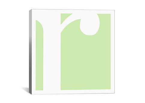Lettres, monogrammes, & noms, r, H 37 po x l 37 po x P 1,5 po
