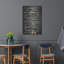  «Camping Rules Blackboard Birds» par Jean Plout, art mural en métal, 24 po x 36 po-1811383612