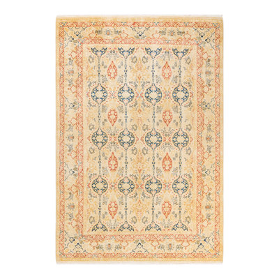 Classic One-of-a-Kind 6' 2" X 9' 1" Hand Knotted Area Rug