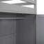Lit mezzanine avec tiroirs, bureau et garde-robe-129345150