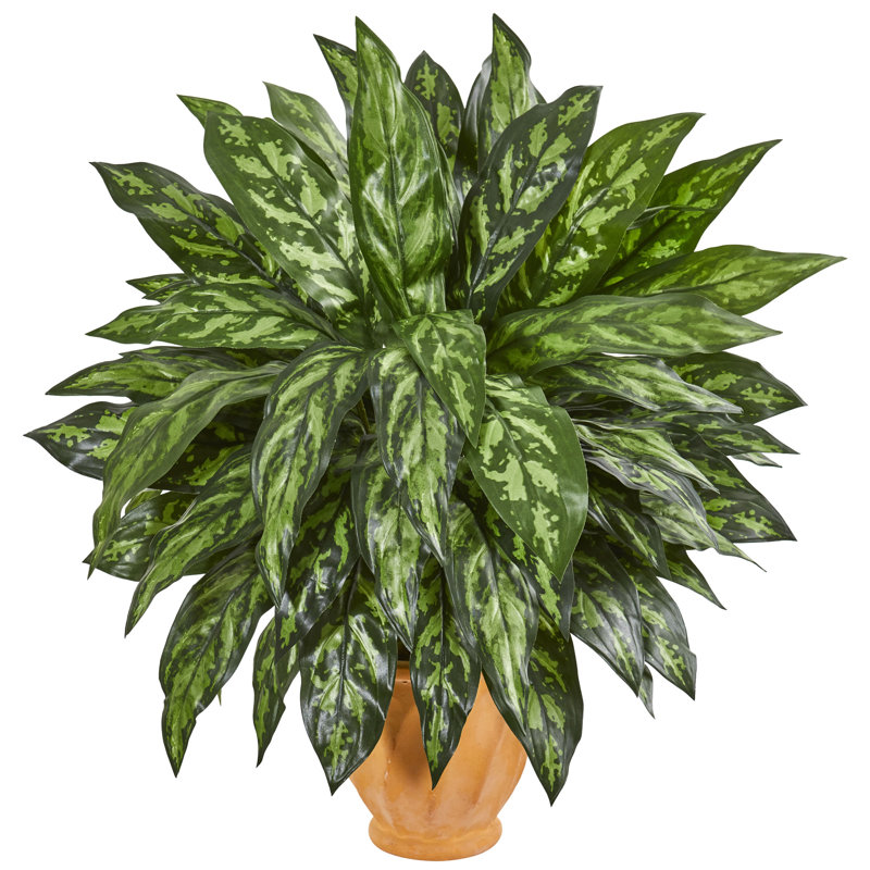 Plante de feuillage artificiel 21" en pot King