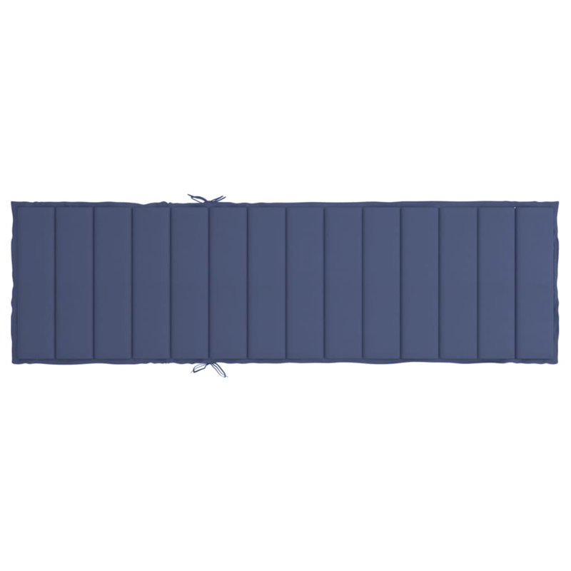 Outdoor Seat / Back Cushion, 19.7" W x 78.7" D x 1.2" H, Navy Blue