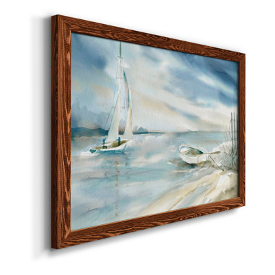 Voile subtile - Peinture sur toile encadrée
