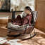 Chaise berçante ergonomique pour salon simple