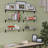 17" X 4.5" Floating Shelves For Wall Decor, Real Wooden Shelves, Wall Mounted Shelves For Living Room And Office Supplies, Farmhouse & Montessori Decor, Home Organization, Hanging, Black, 15 Pcs-1517118003