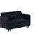 52" Modern Velvet Sofa Bed - 3-In-1 Convertible with Pillows & Side Pockets-1961656624
