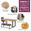 Abinadi 6 - Person Dining Set