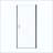 Semi-Frameless Circular Pivot Shower Door SGCC Tempered Glass-126559291
