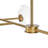 6-light Glass Linear Island Chandelier-1189815919