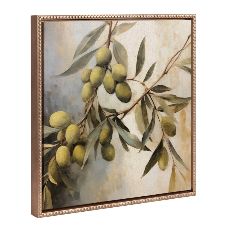 "Olive Tree" par The Creative Bunch Studio, reproduction d'art sur toile encadrée