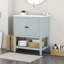 Meuble-lavabo moderne avec lavabo en céramique