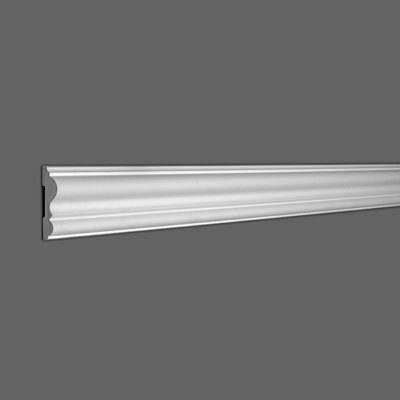 7/8 in x 3-1/8 in x 94-1/2 in Plain Polyurethane Panel Moulding Pro Pack 31-1/2 LF