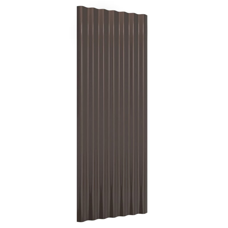 Dakota Fields Steel Roofing Kit, 100 x 36 cm, Brown