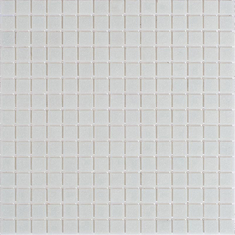 Dune 0.8" x 0.8" Glass Grid Mosaic Wall & Floor Tile , Cloud Gray