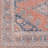 Bria Machine Washable Oriental Burnt Orange/Blue Area Rug-1972665162