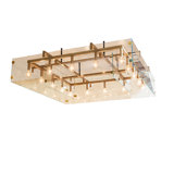 90" Square Hatley 16 Light Chandelier
