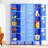 3 - Tier 12" Wide Locker with Hooks and Mirrors-82779700