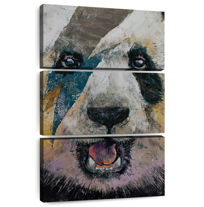 Brampt Panda Rock, 57" H x 36" W