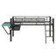 Lit mezzanine avec bureau Gaming, DEL