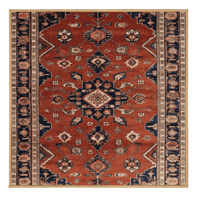 Tapis brun lavable à la machine