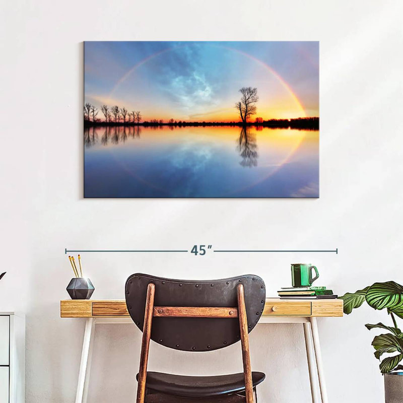 Kerrick Sunset Rainbow Reflection, 26" H x 39" W